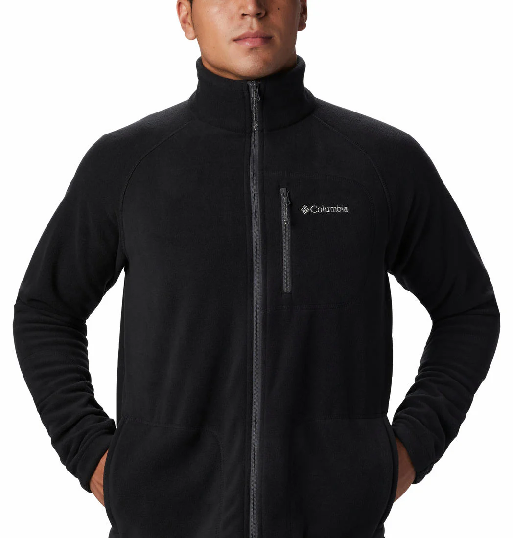 Columbia Men Black Fast Trek II Full Zip Fleece - Image 2