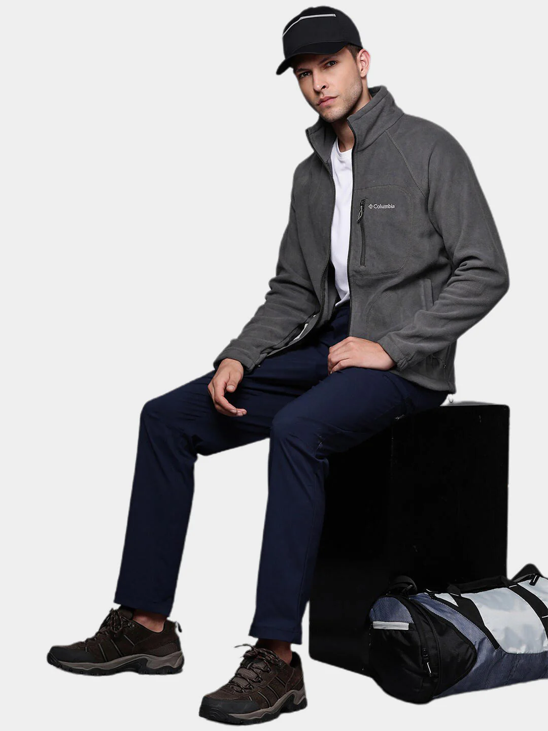 Columbia Men Black Fast Trek II Full Zip Fleece - Image 10