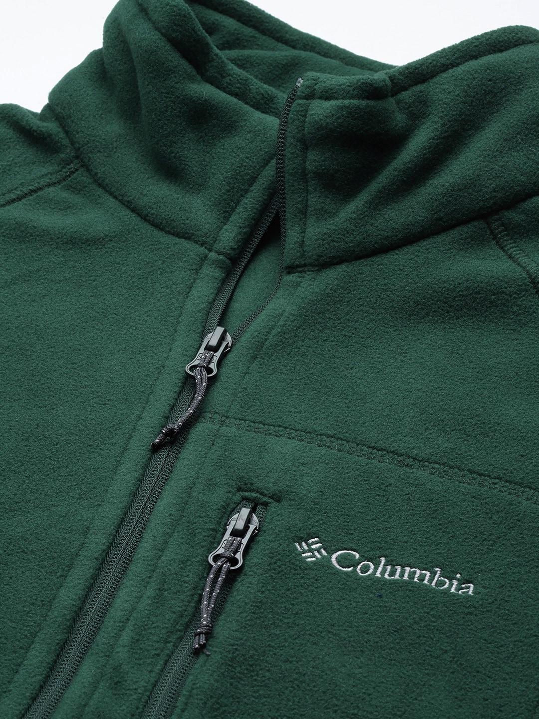 Columbia Men Green Fast Trek II Full Zip Fleece - Image 5