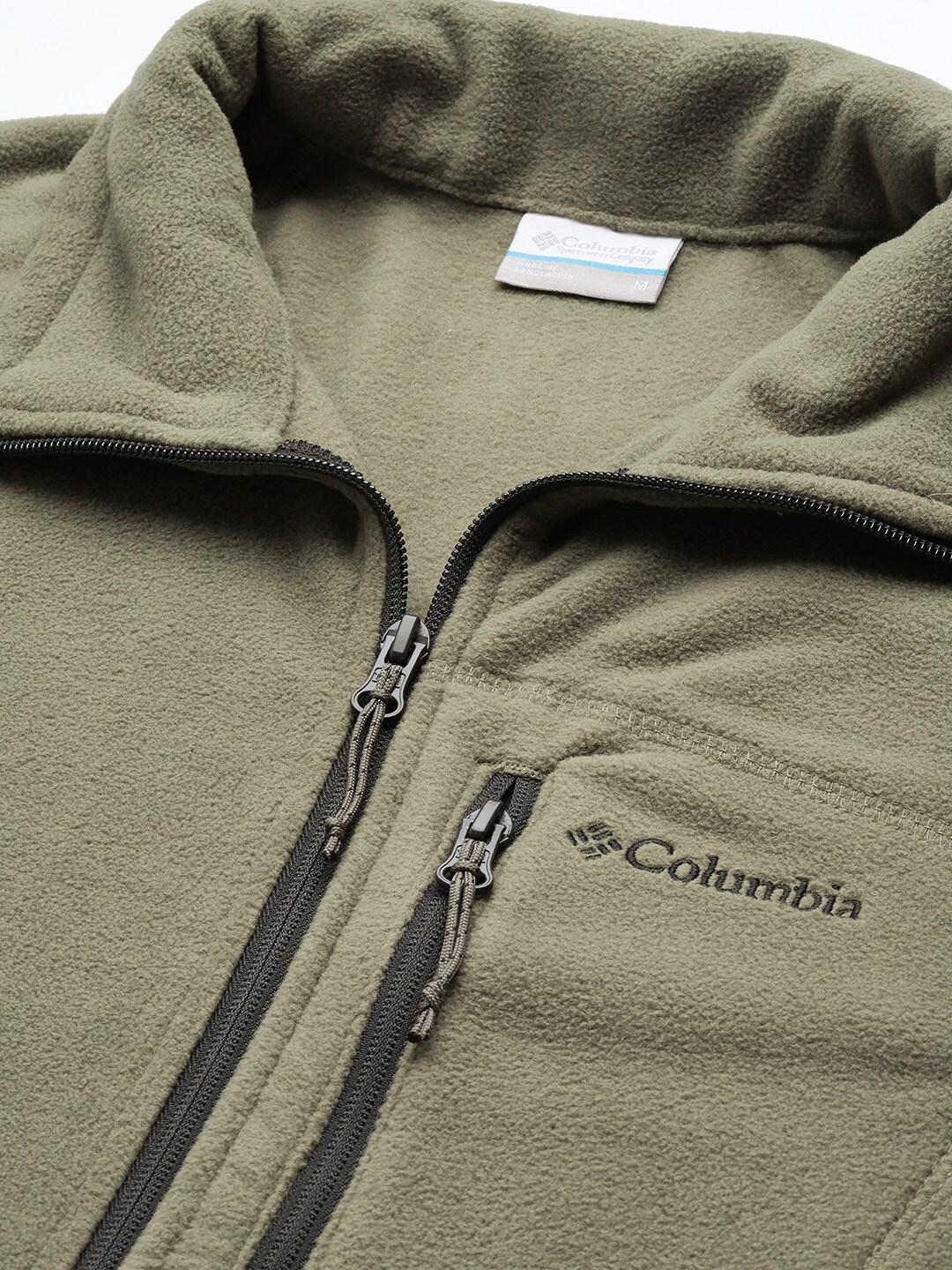 Columbia Men Green Fast Trek II Full Zip Fleece - Image 4