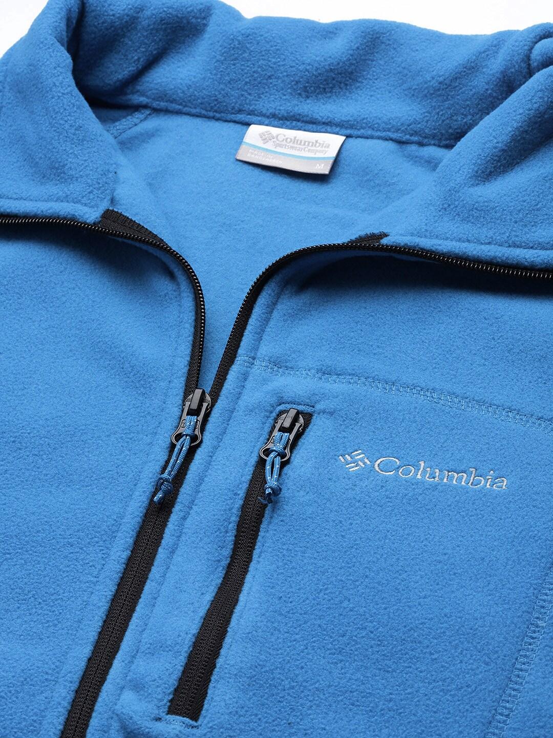 Columbia Men Blue Fast Trek II Full Zip Fleece - Image 5