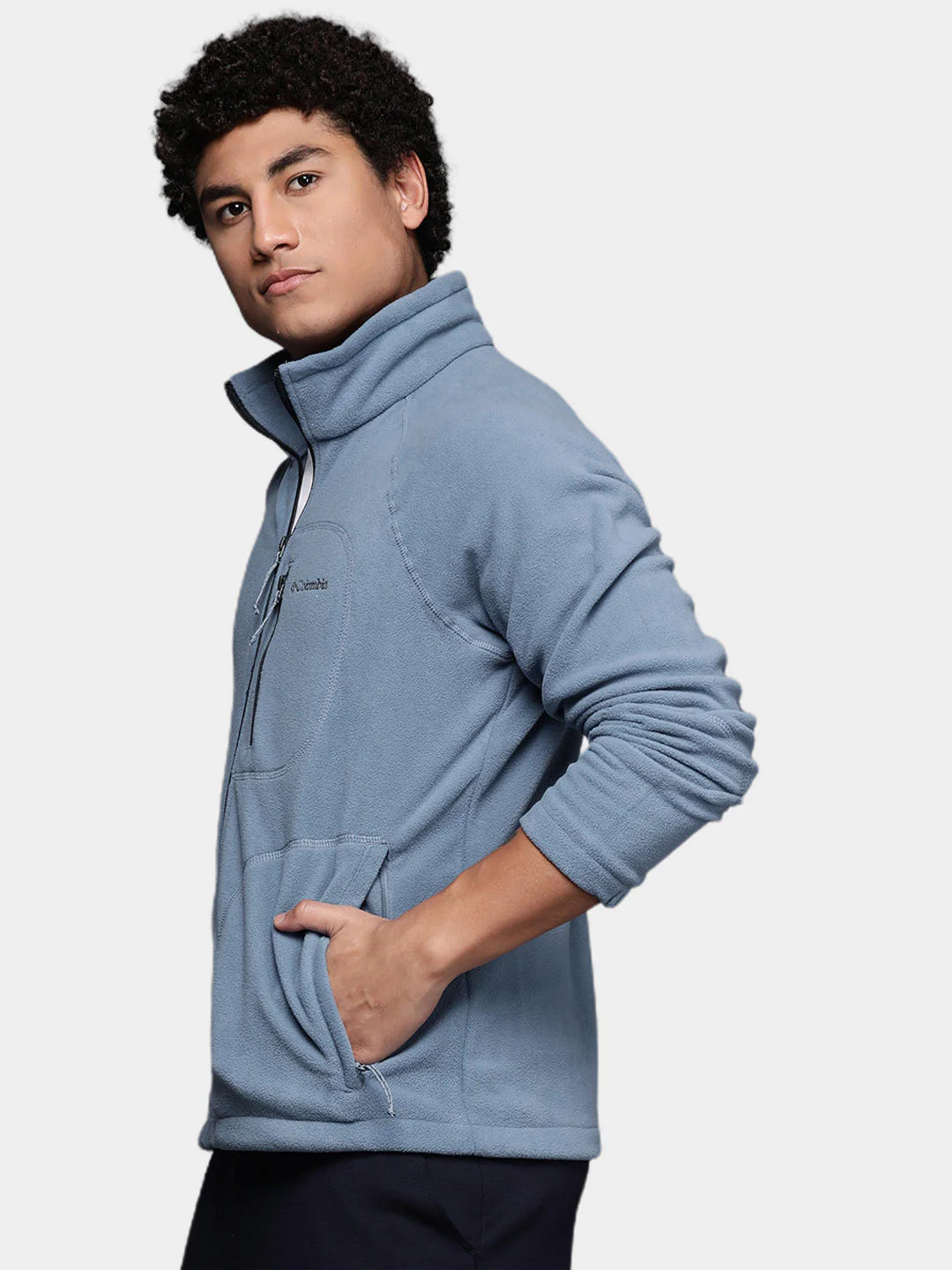 Columbia Men Blue Fast Trek II Full Zip Fleece - Image 11