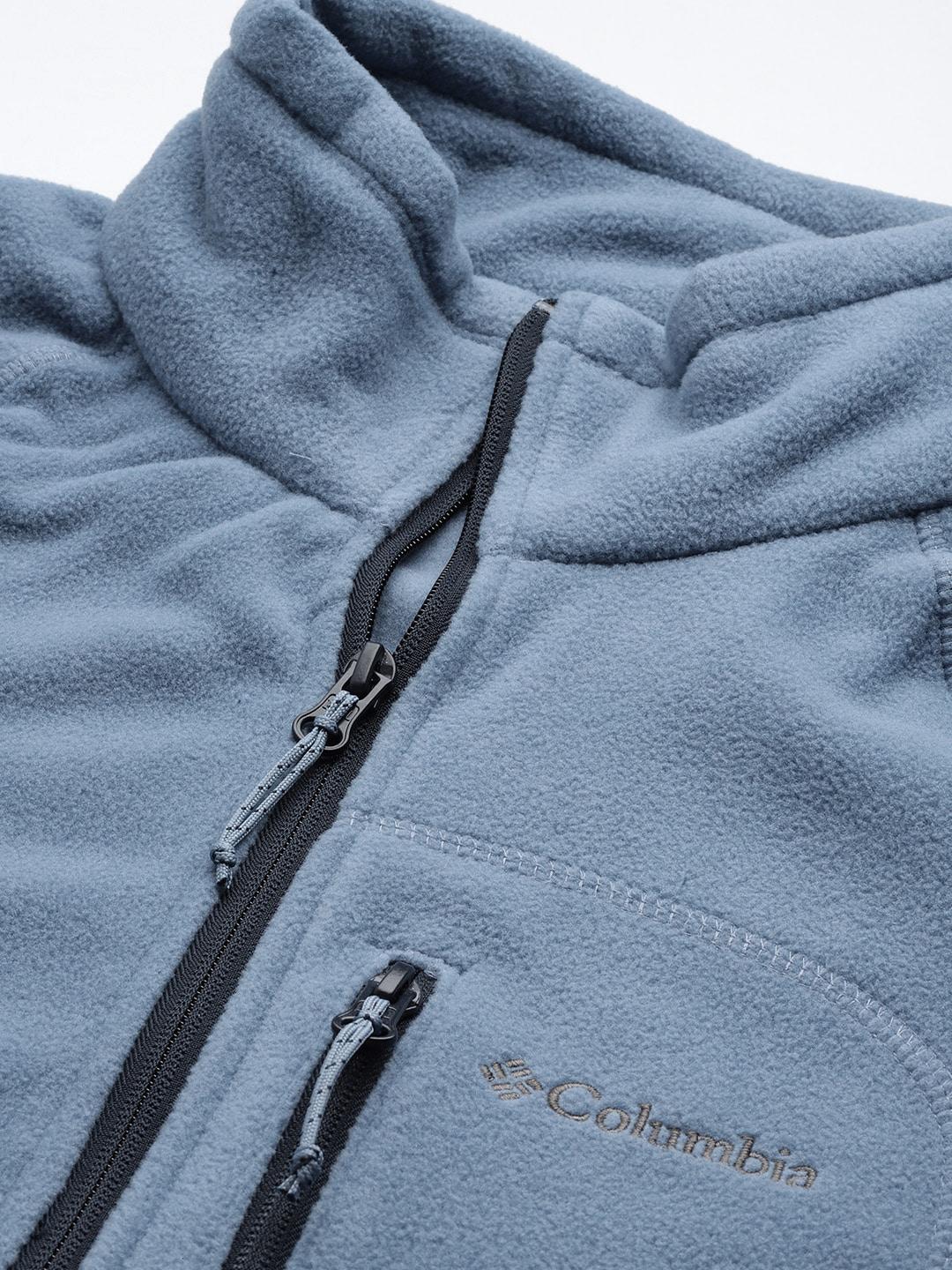 Columbia Men Blue Fast Trek II Full Zip Fleece - Image 5