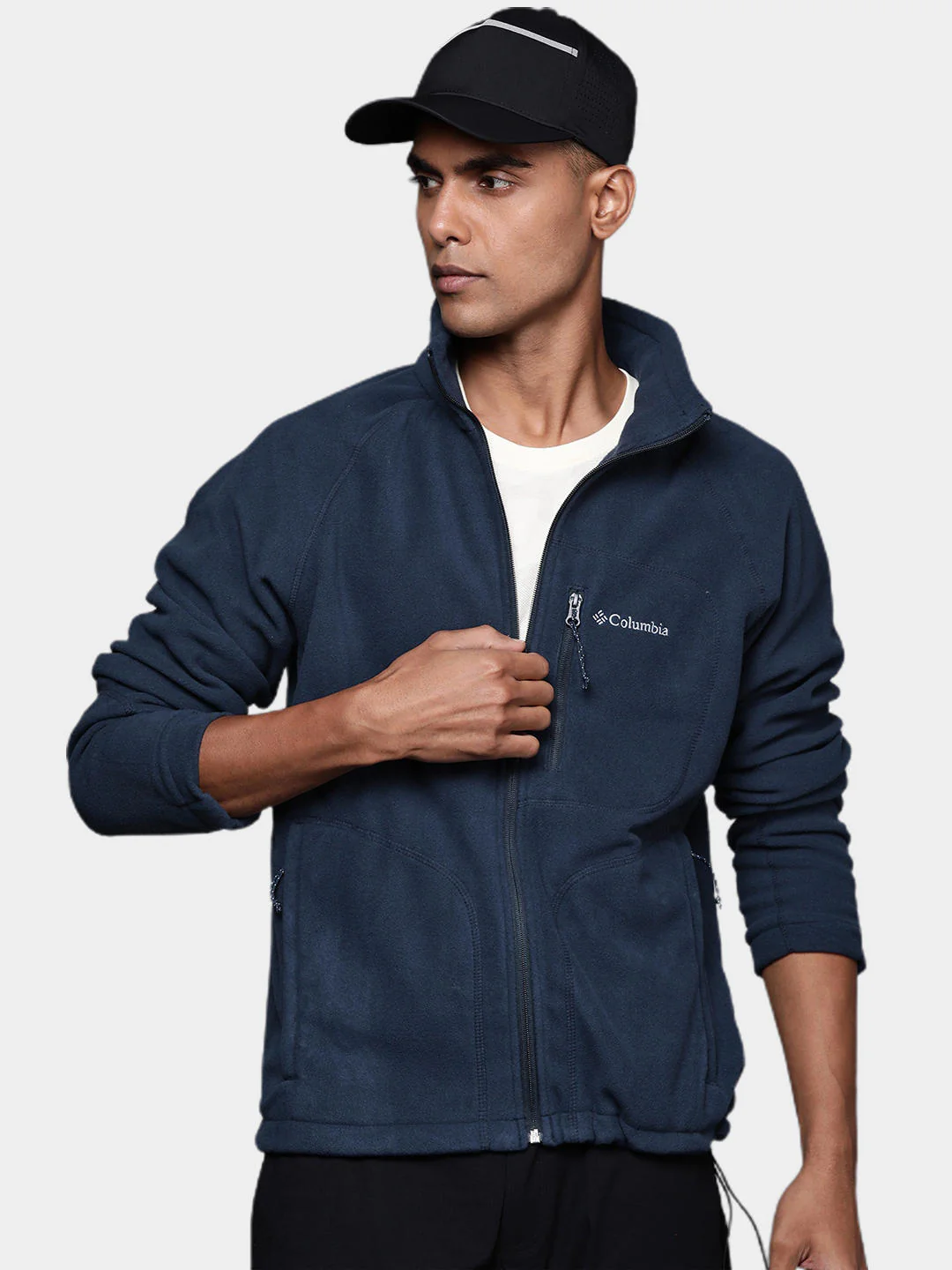 Columbia Men Blue Fast Trek II Full Zip Fleece - Image 9