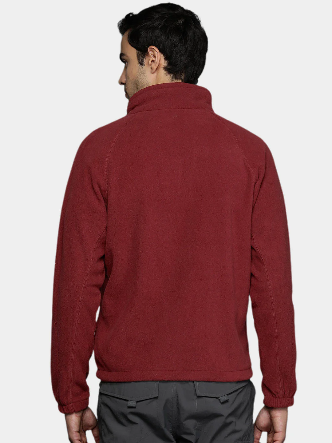 Columbia Men Pink Fast Trek II Full Zip Fleece - Image 11