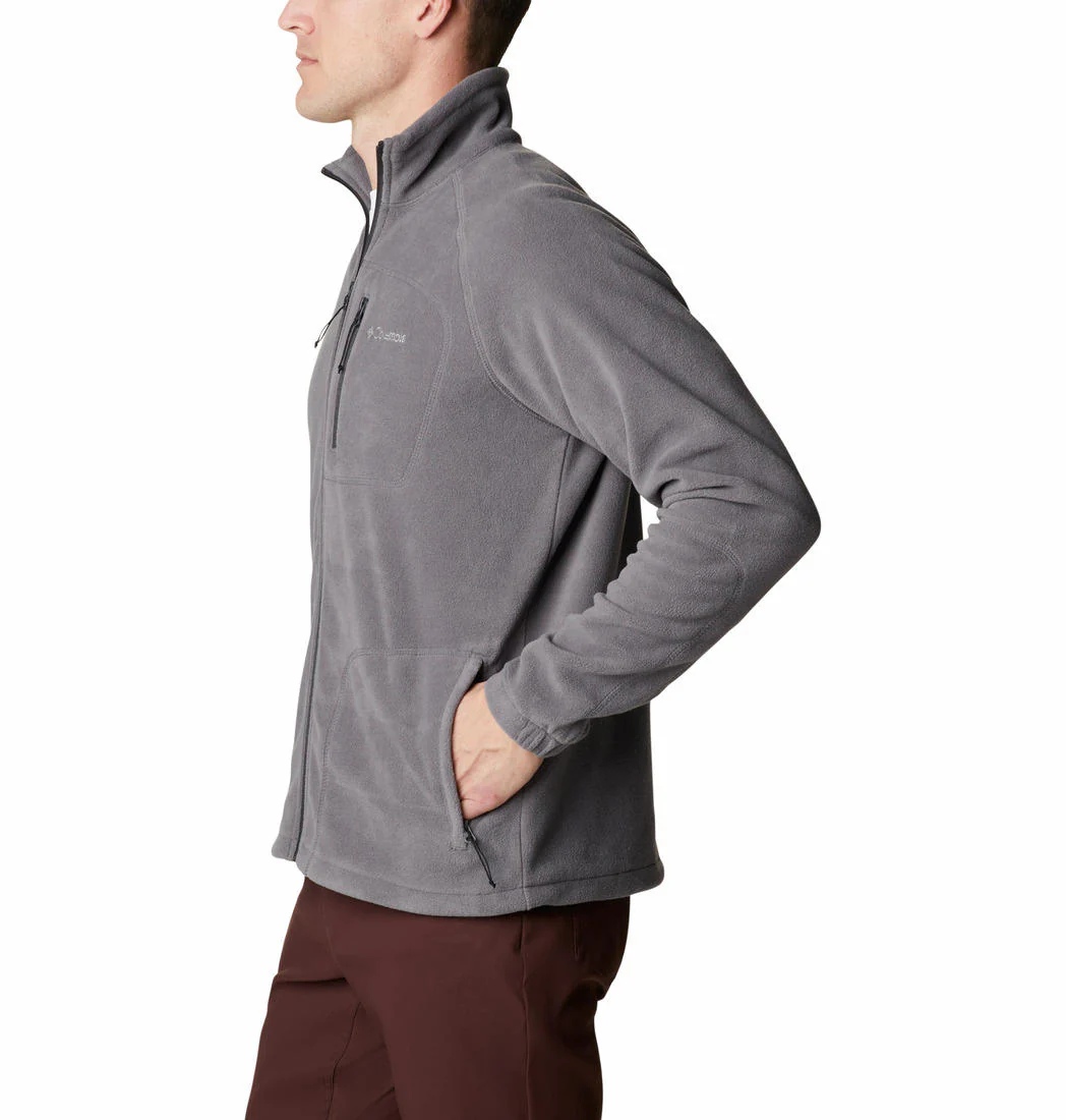 Columbia Men Grey Fast Trek II Full Zip Fleece - Image 2