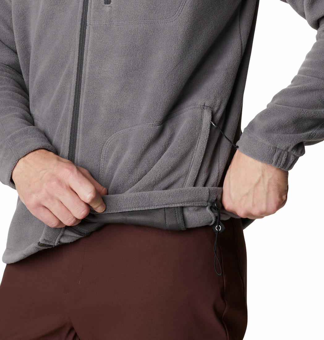 Columbia Men Grey Fast Trek II Full Zip Fleece - Image 6
