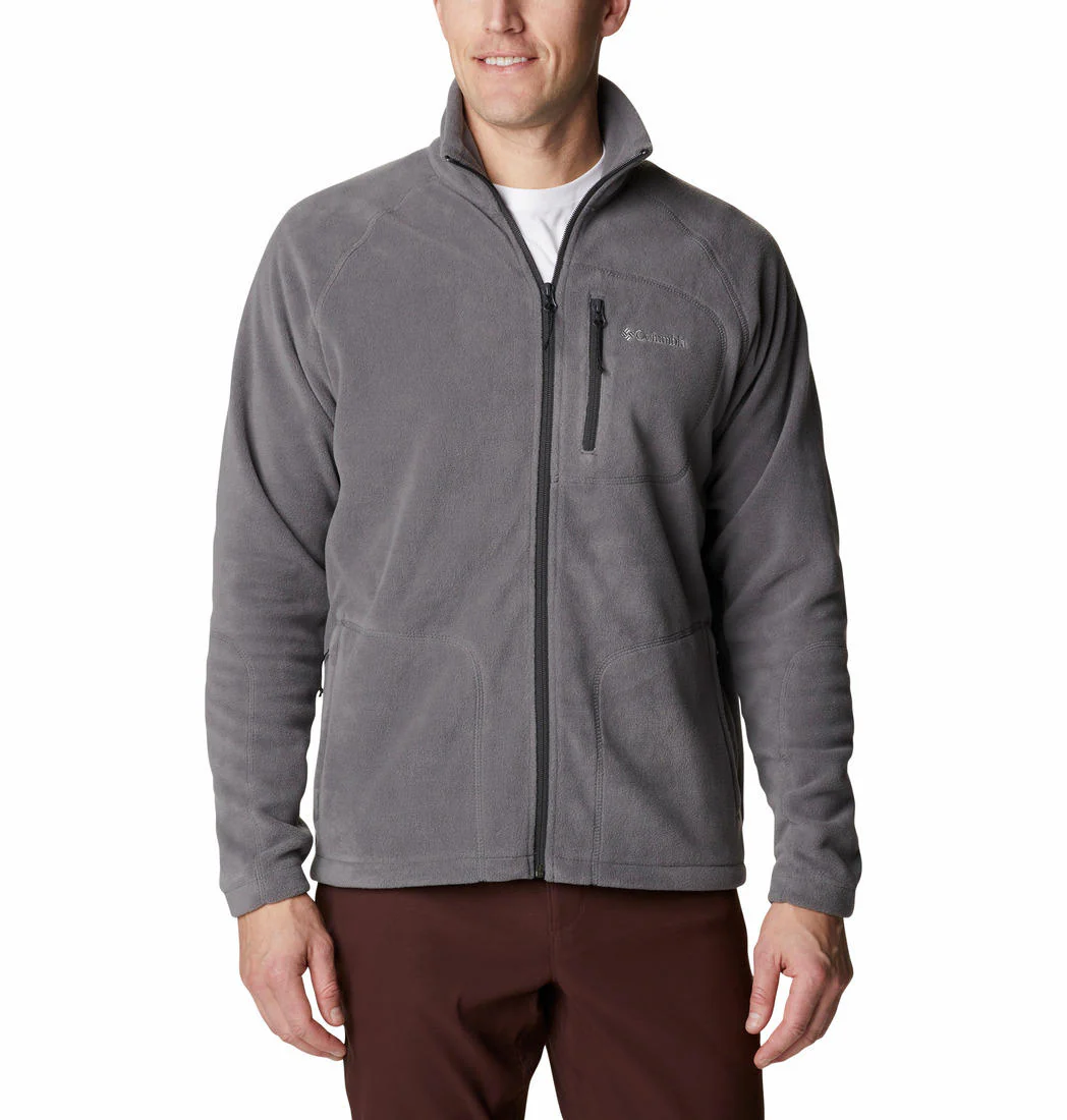 Columbia Men Grey Fast Trek II Full Zip Fleece - Image 7