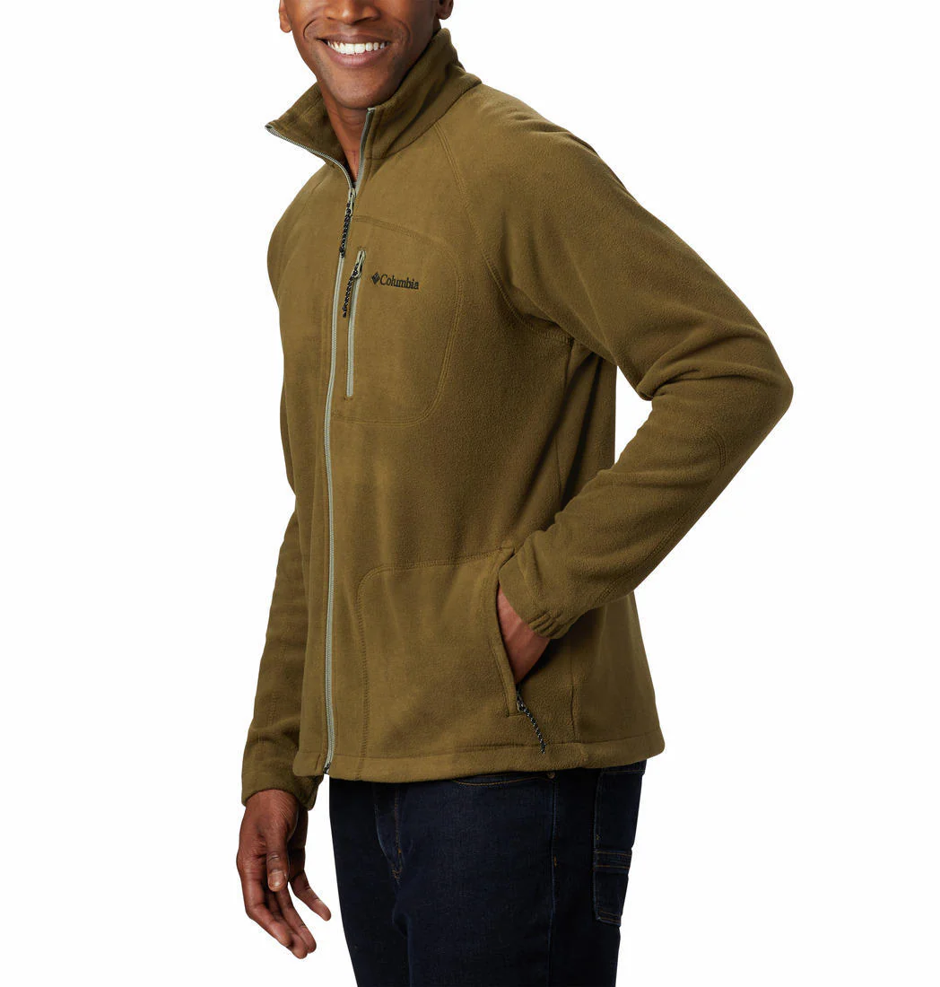 Columbia Men Green Fast Trek II Full Zip Fleece - Image 6