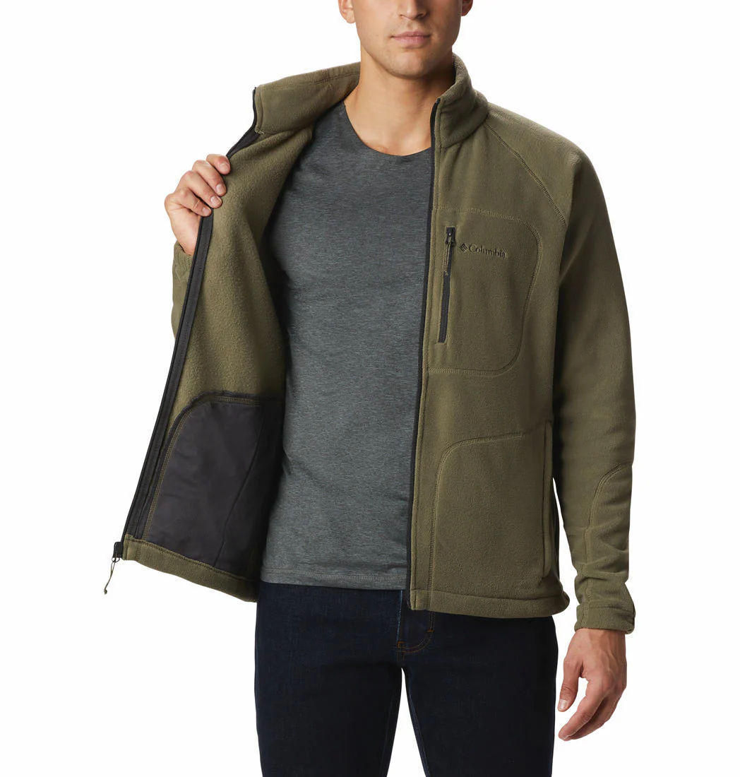 Columbia Men Green Fast Trek II Full Zip Fleece - Image 5