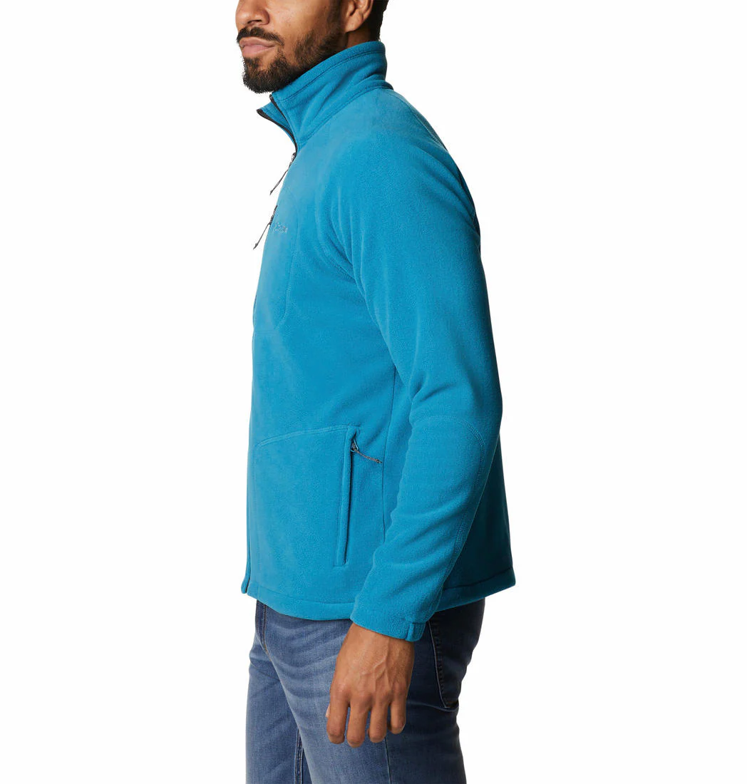 Columbia Men Blue Fast Trek II Full Zip Fleece - Image 2