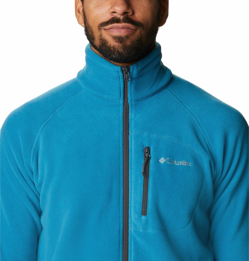 Columbia Men Blue Fast Trek II Full Zip Fleece - Image 4