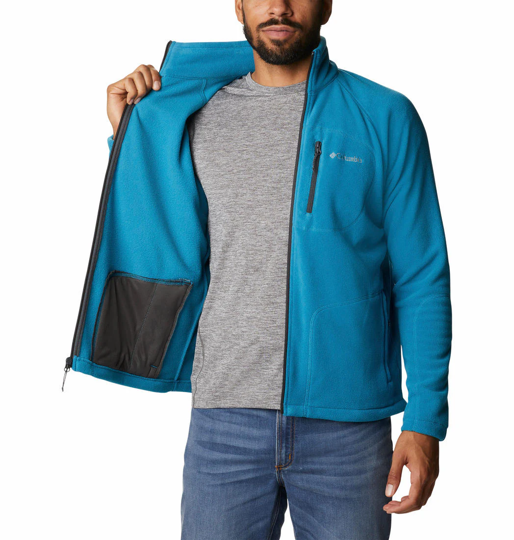 Columbia Men Blue Fast Trek II Full Zip Fleece - Image 5