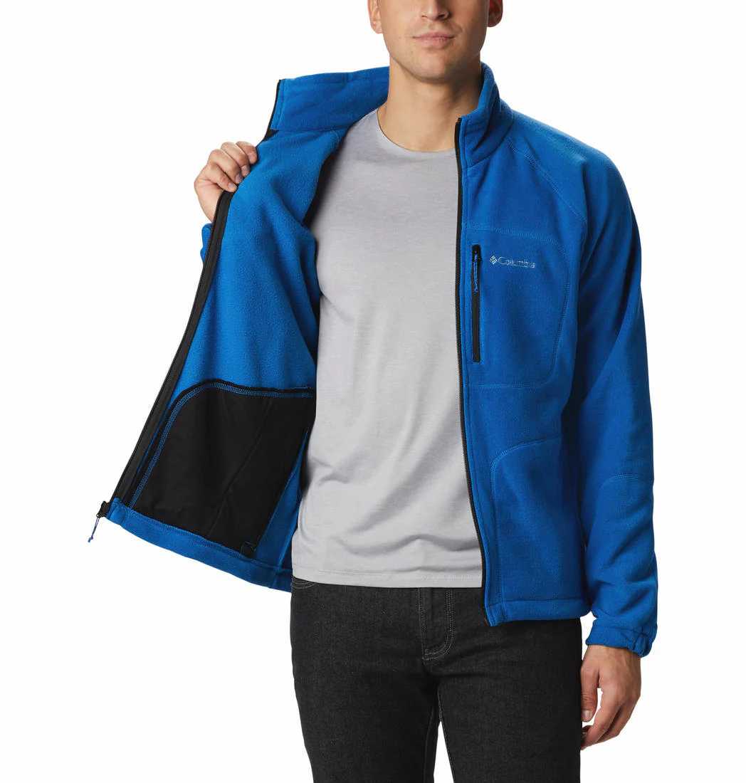 Columbia Men Blue Fast Trek II Full Zip Fleece - Image 5