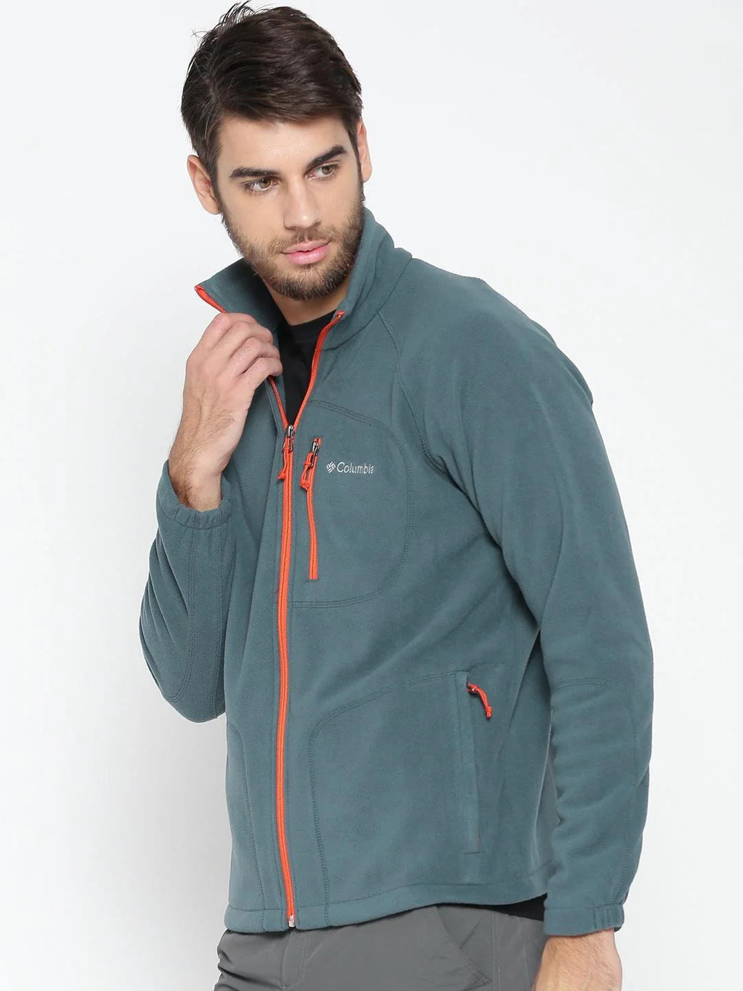 Columbia Men Blue Fast Trek II Full Zip Fleece - Image 3