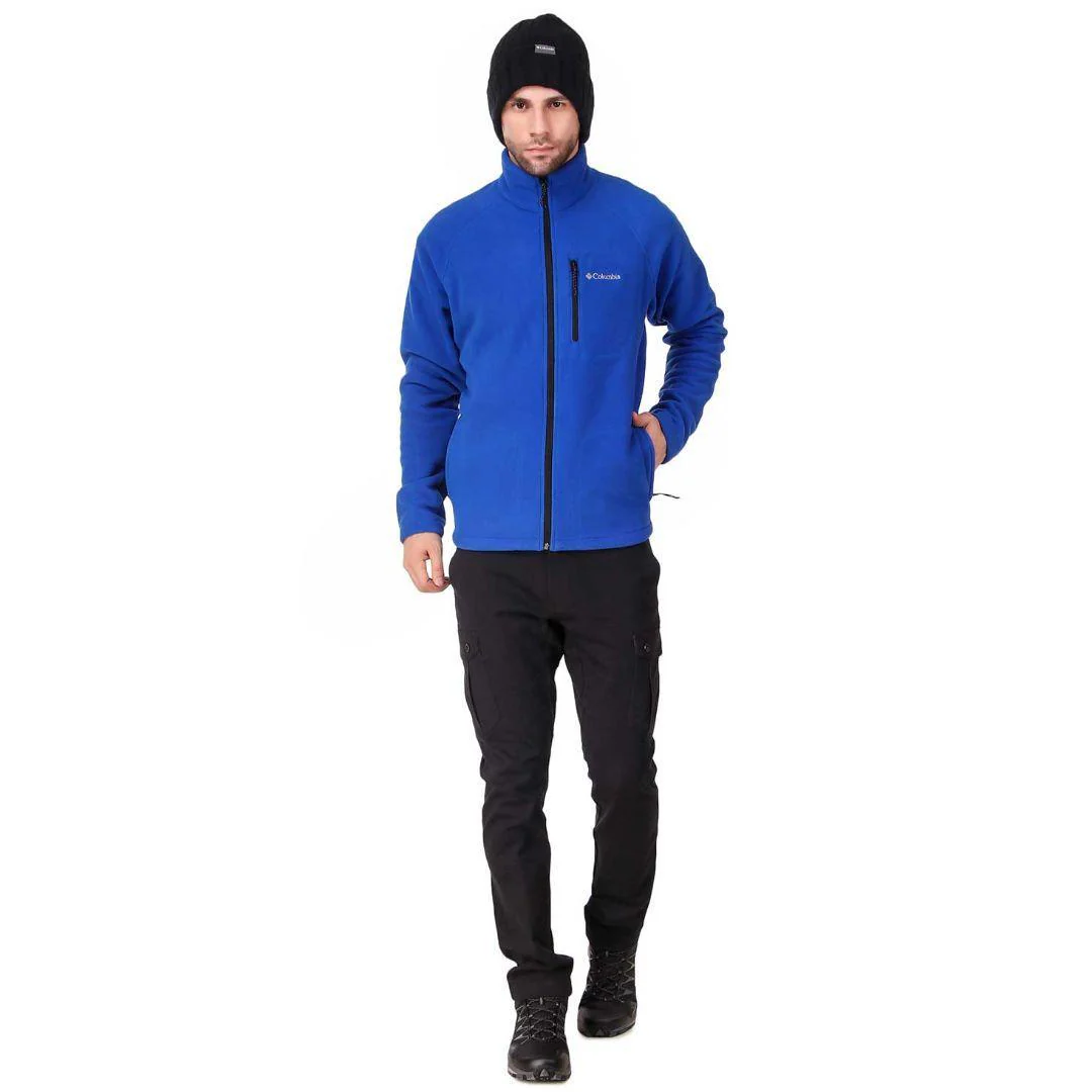 Columbia Men Blue Fast Trek II Full Zip Fleece - Image 2