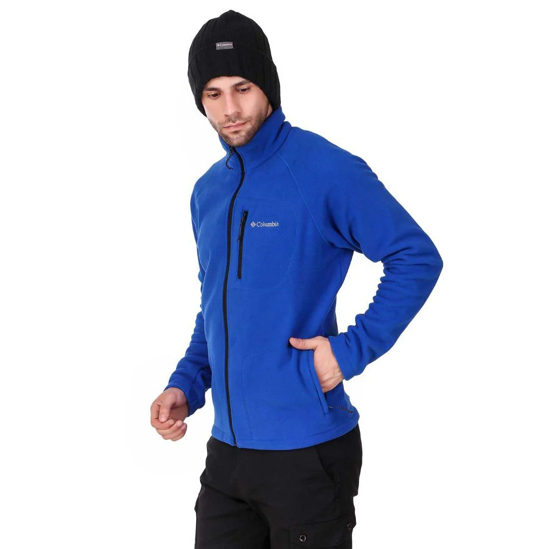 Columbia Men Blue Fast Trek II Full Zip Fleece - Image 6