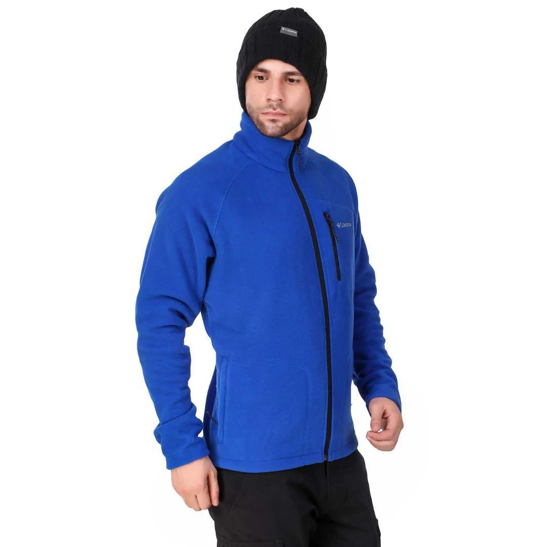 Columbia Men Blue Fast Trek II Full Zip Fleece - Image 7