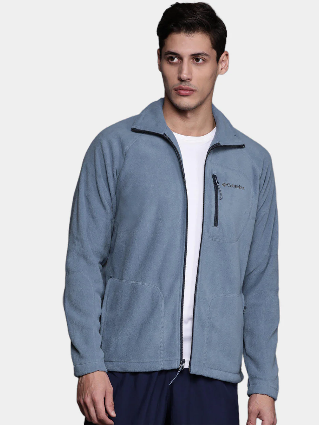 Columbia Men Blue Fast Trek II Full Zip Fleece - Image 12