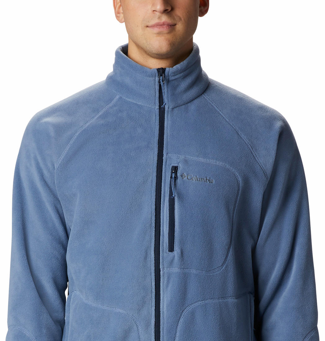 Columbia Men Blue Fast Trek II Full Zip Fleece - Image 4