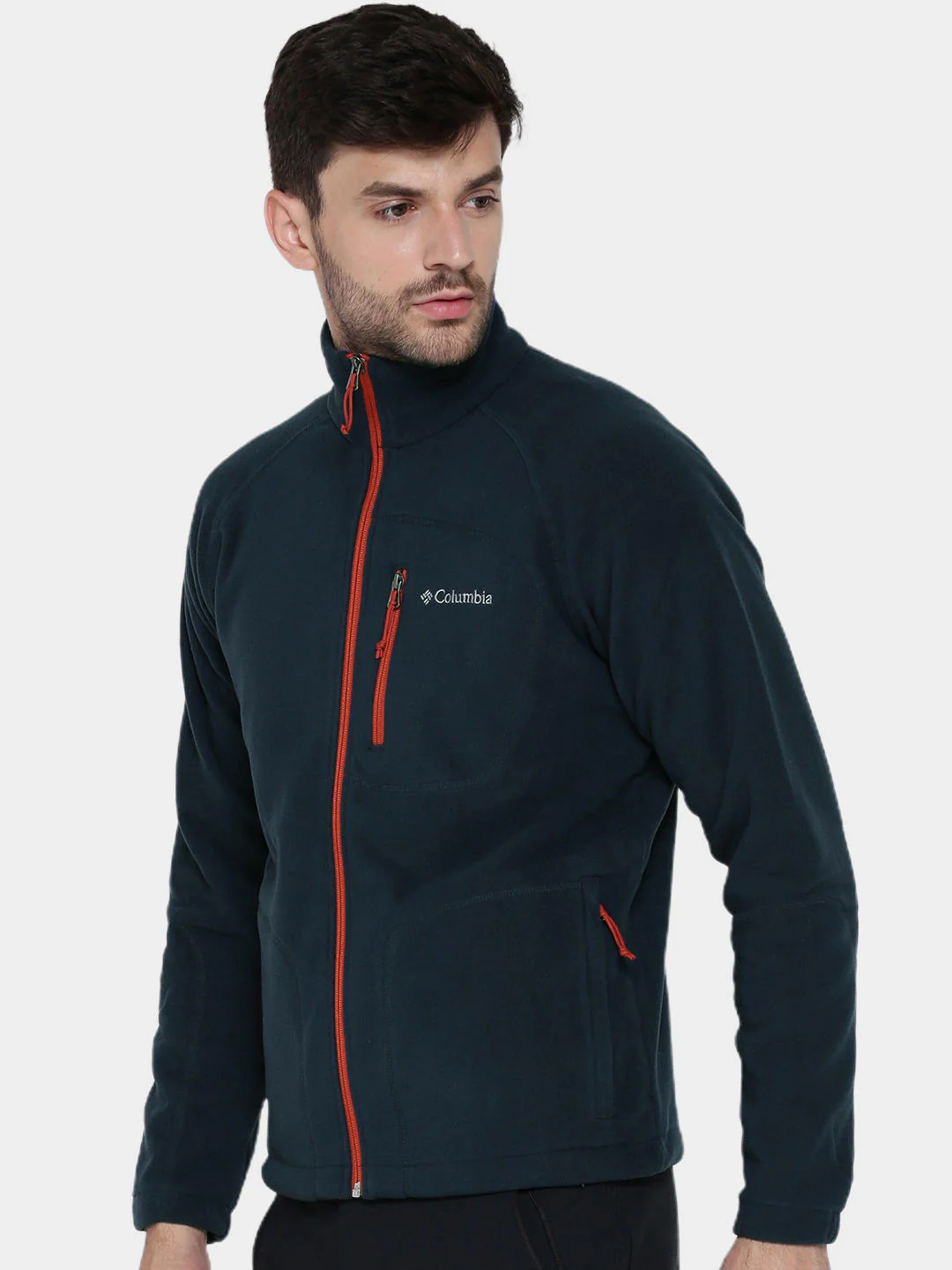 Columbia Men Blue Fast Trek II Full Zip Fleece - Image 2