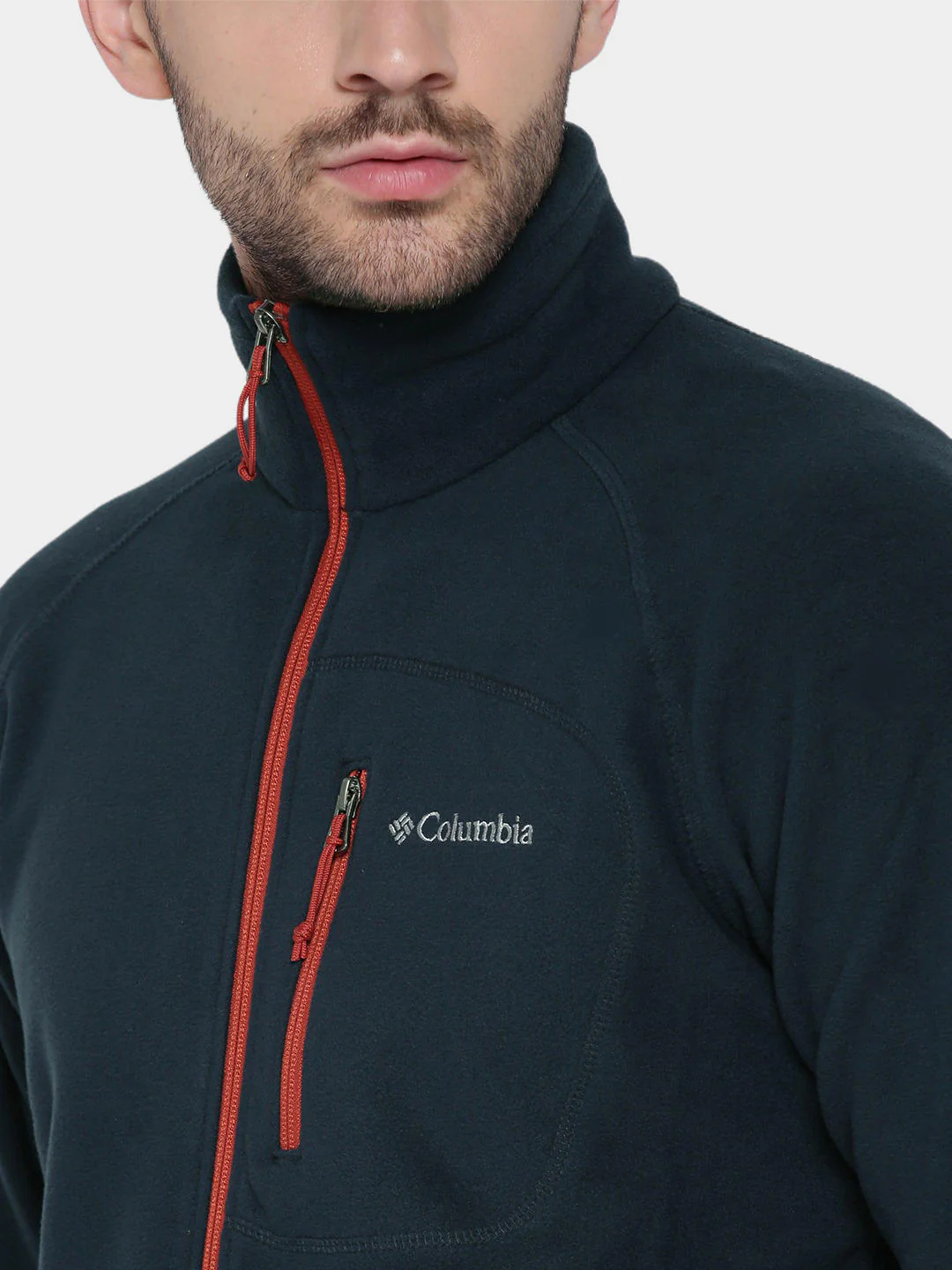 Columbia Men Blue Fast Trek II Full Zip Fleece - Image 5