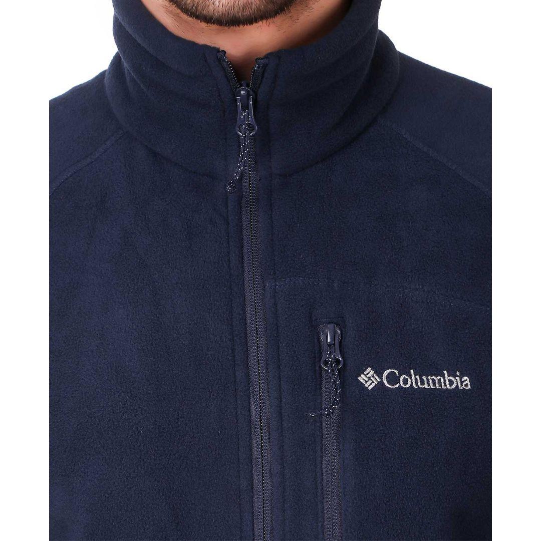 Columbia Men Blue Fast Trek II Full Zip Fleece - Image 4