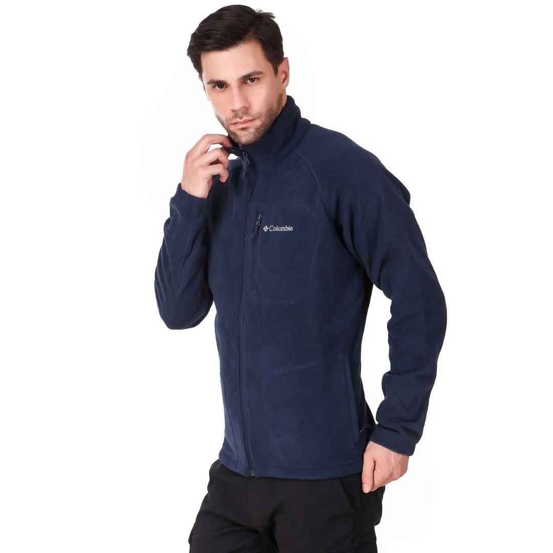 Columbia Men Blue Fast Trek II Full Zip Fleece - Image 7