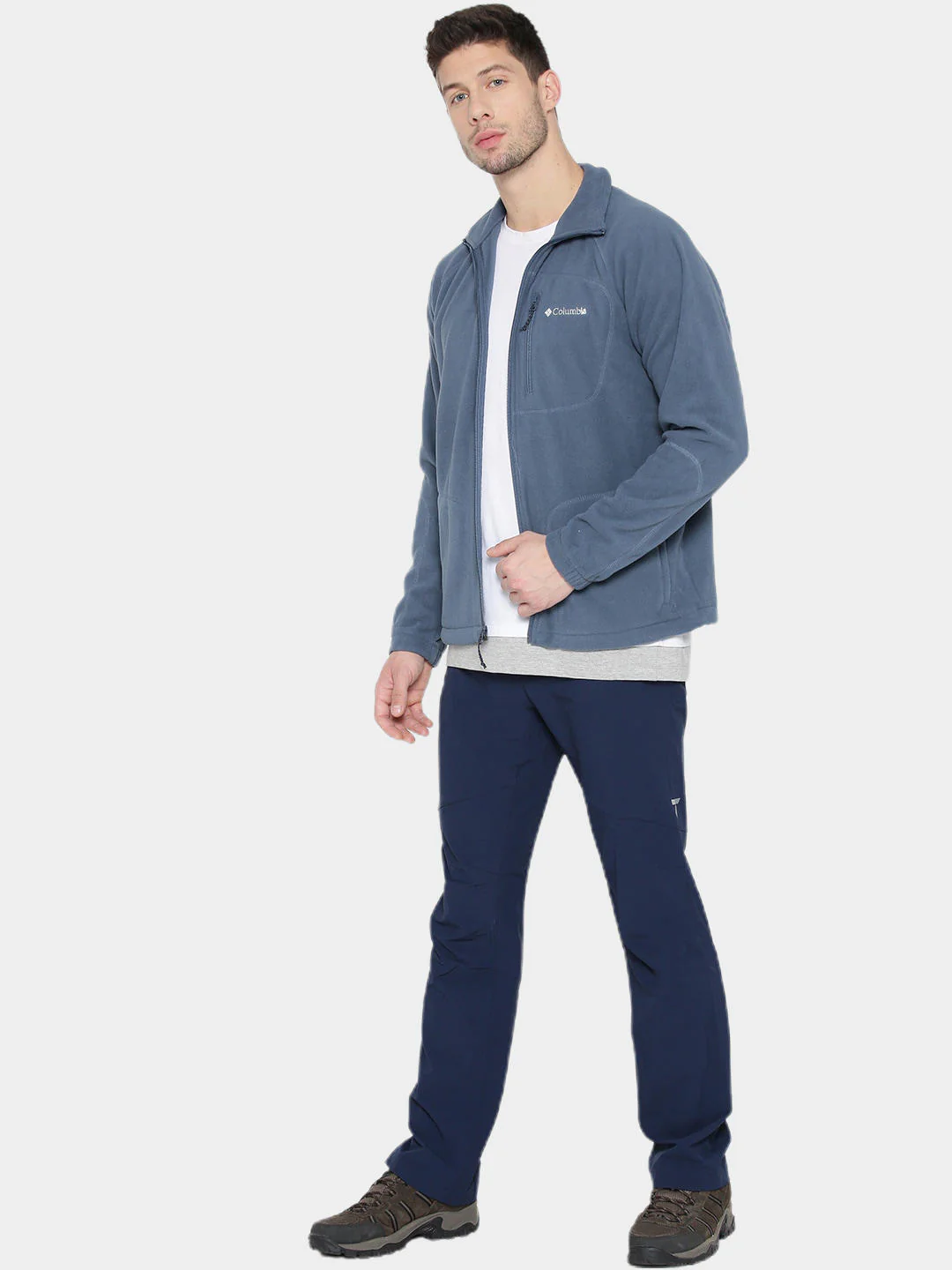 Columbia Men Blue Fast Trek II Full Zip Fleece - Image 10