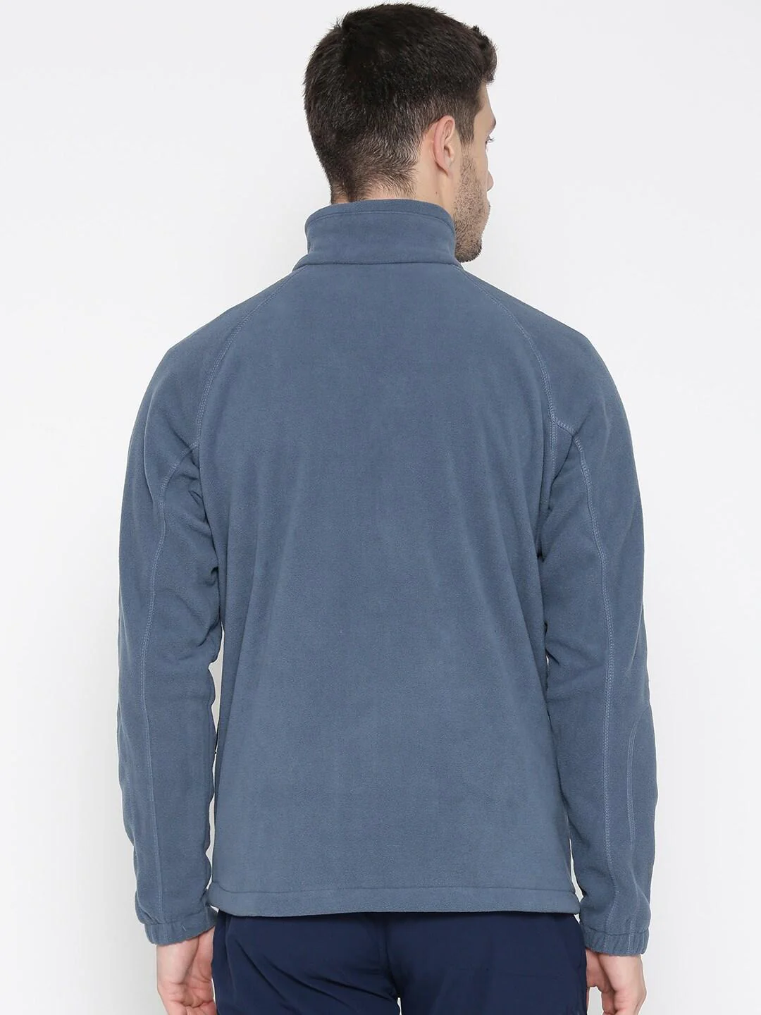 Columbia Men Blue Fast Trek II Full Zip Fleece - Image 6