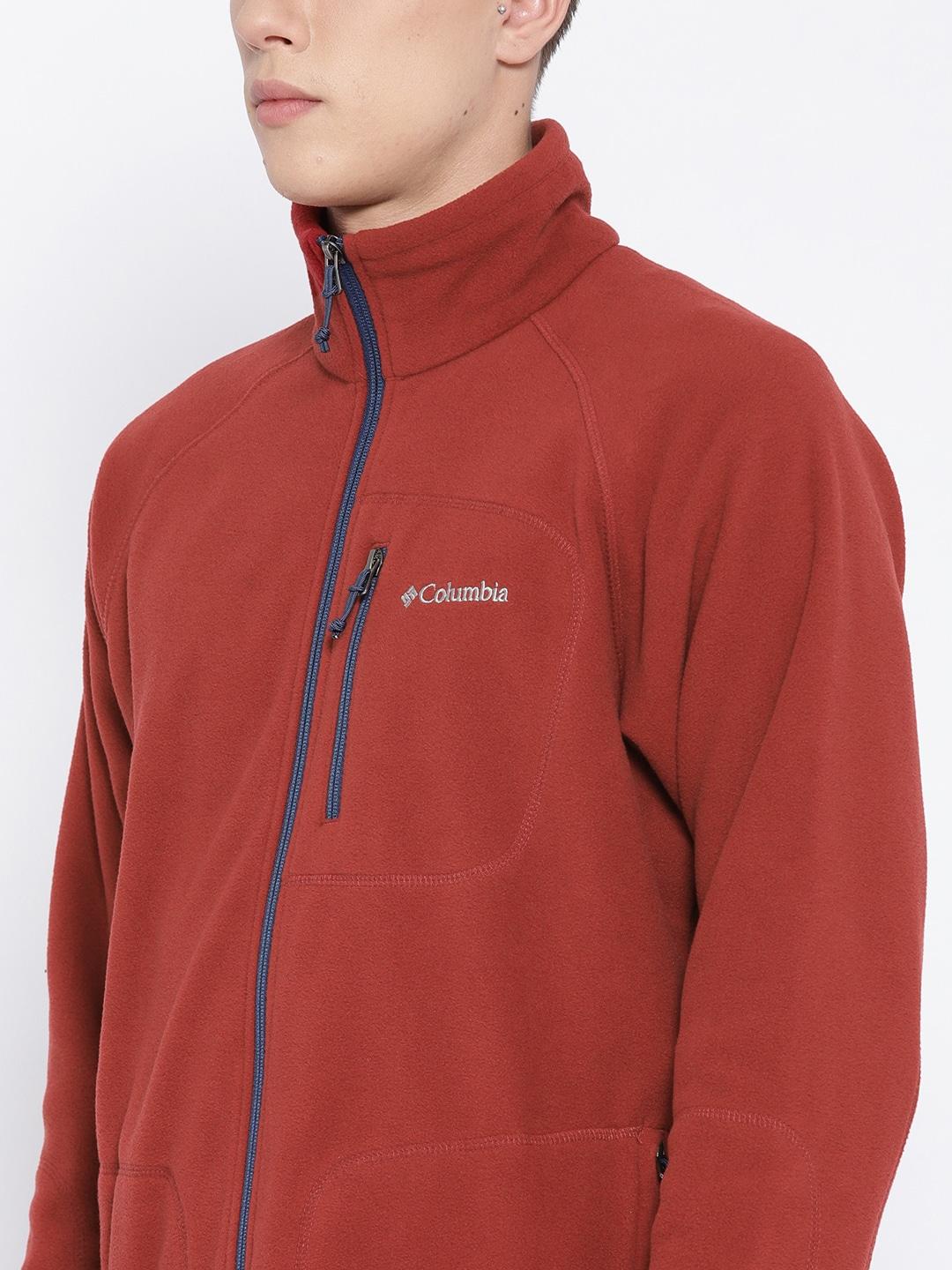 Columbia Men Purple Fast Trek II Full Zip Fleece - Image 2