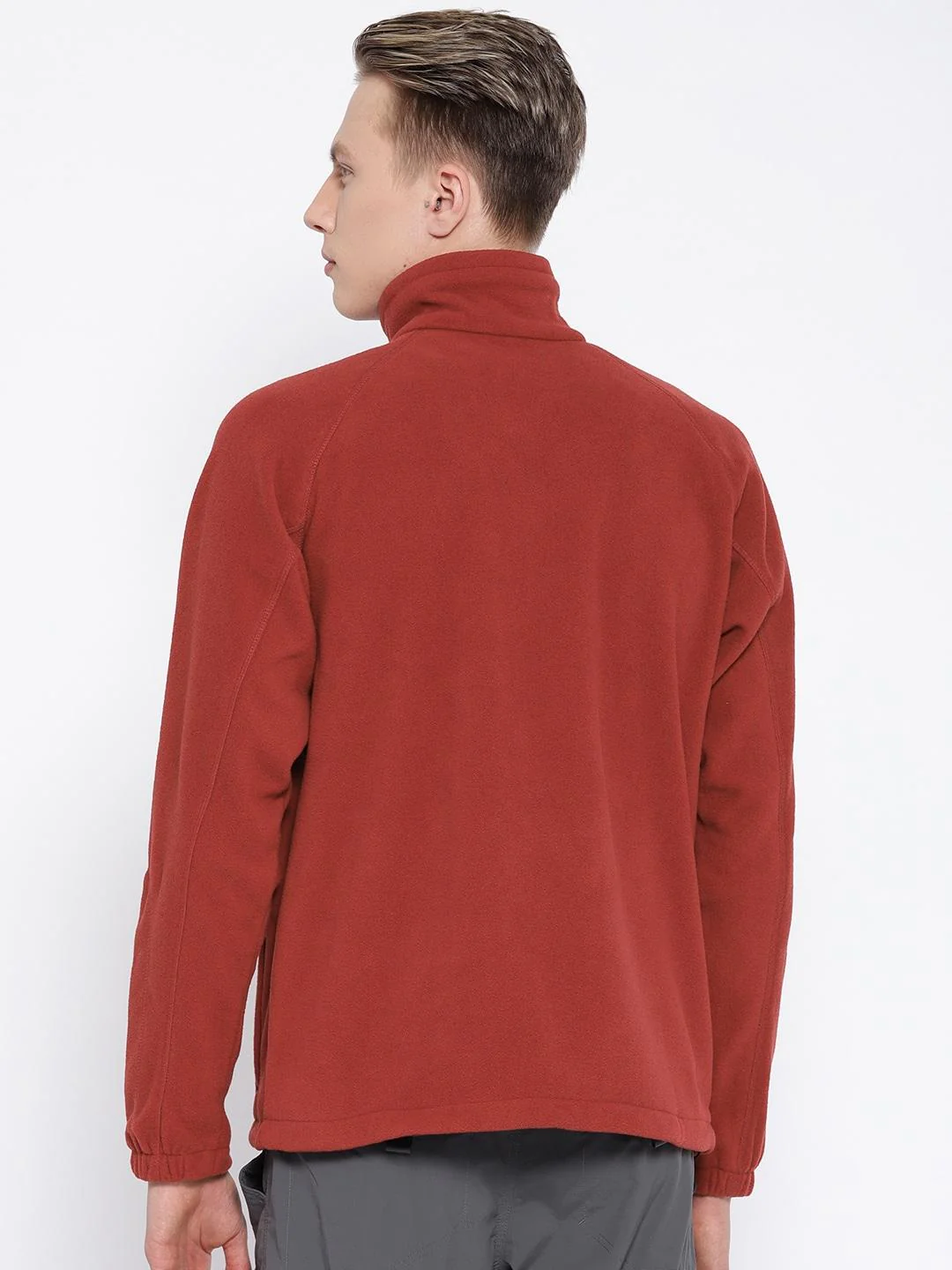 Columbia Men Purple Fast Trek II Full Zip Fleece - Image 4