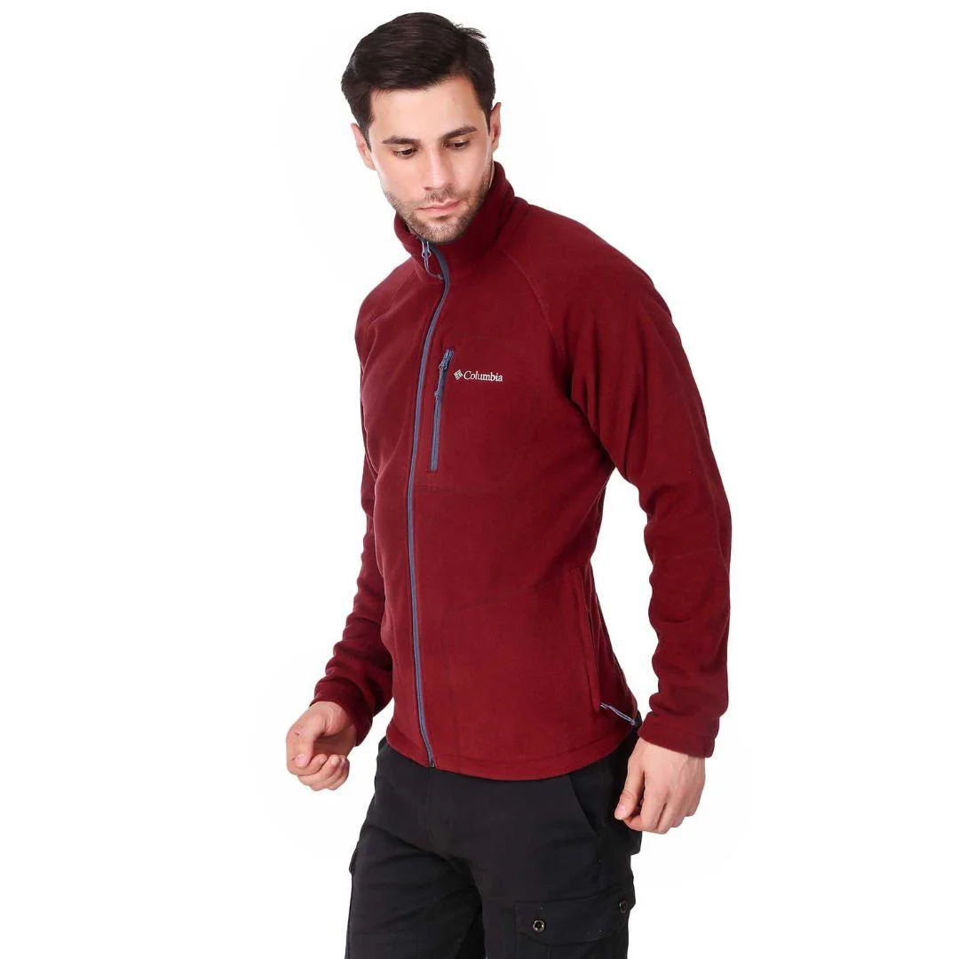 Columbia Men Red Fast Trek II Full Zip Fleece - Image 7