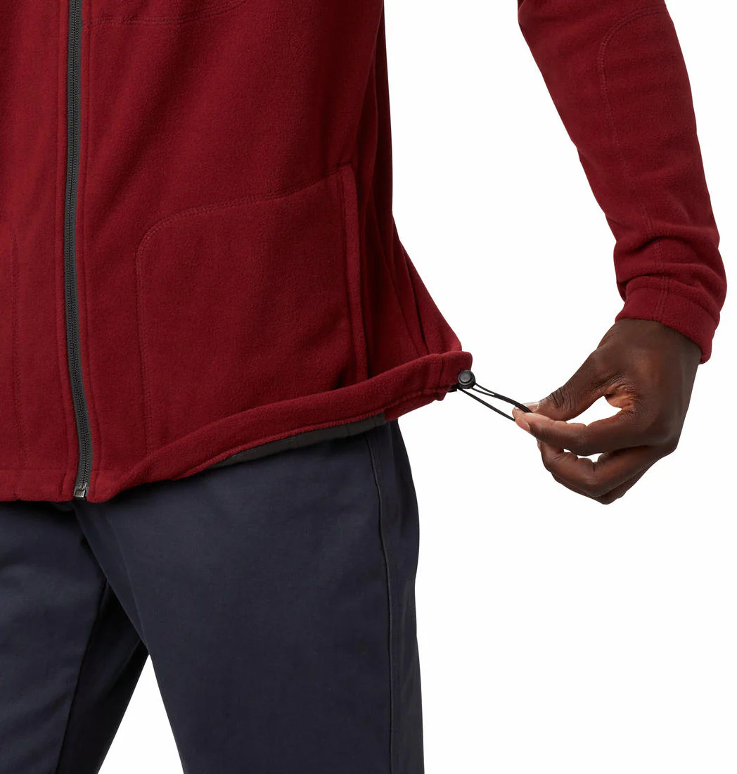 Columbia Men Pink Fast Trek II Full Zip Fleece - Image 5