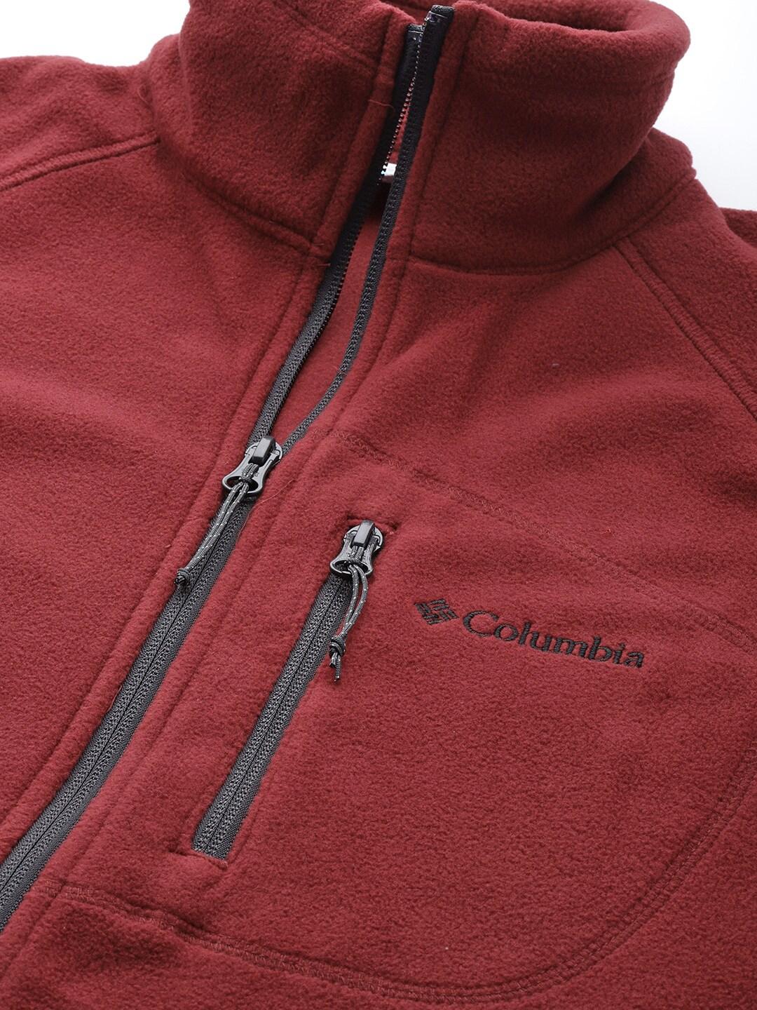 Columbia Men Pink Fast Trek II Full Zip Fleece - Image 7