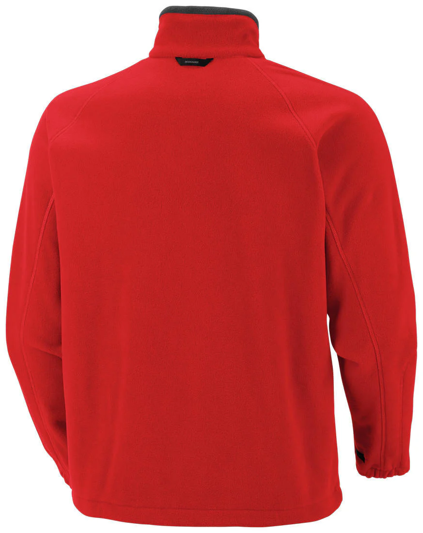 Columbia Men Red Fast Trek II Full Zip Fleece - Image 2