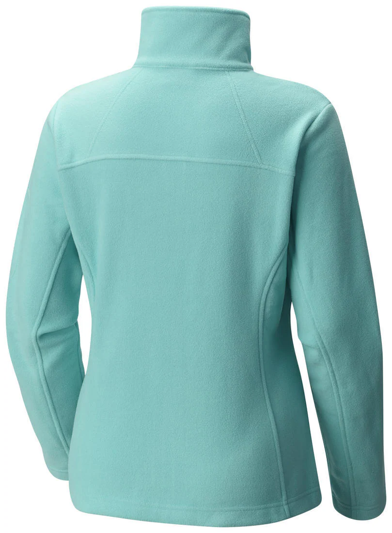 Columbia Women Green Fast Trek II Full Zip Fleece Jacket - Image 3