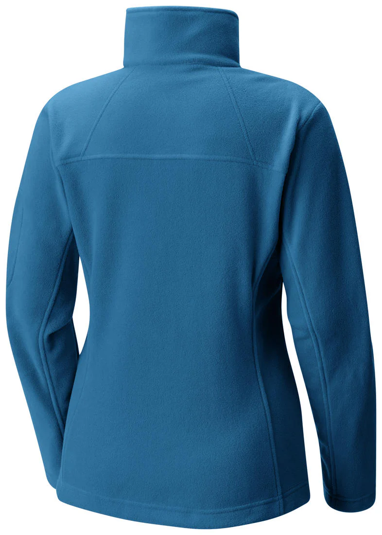 Columbia Women Blue Fast Trek II Full Zip Fleece Jacket - Image 2