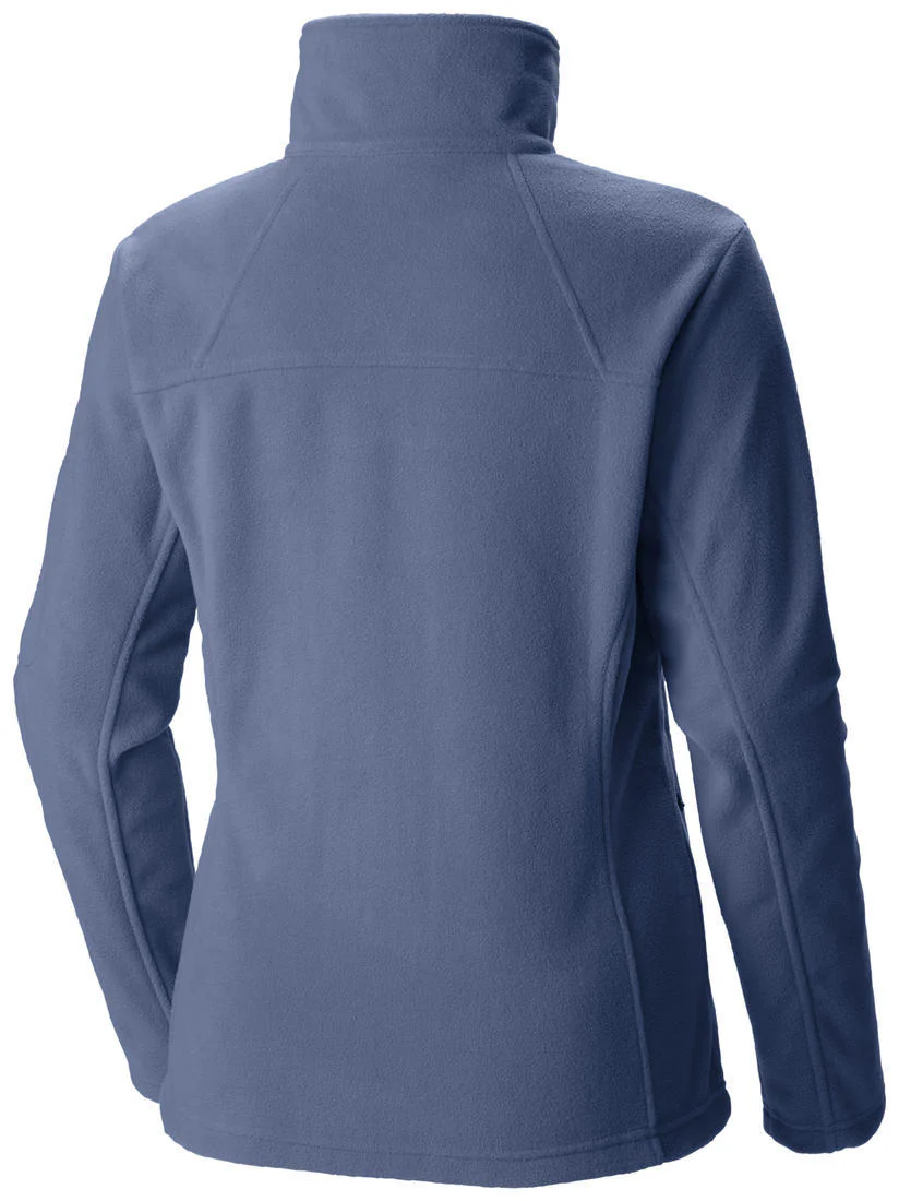 Columbia Women Blue Fast Trek II Full Zip Fleece Jacket - Image 2