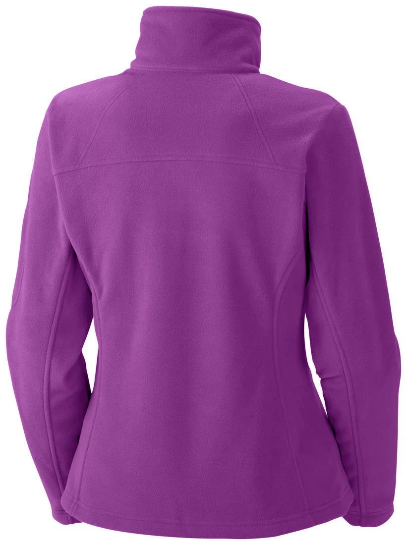 Columbia Women Purple Fast Trek II Full Zip Fleece Jacket - Image 2