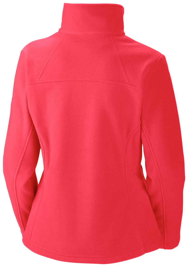 Columbia Women Red Fast Trek II Full Zip Fleece Jacket - Image 2