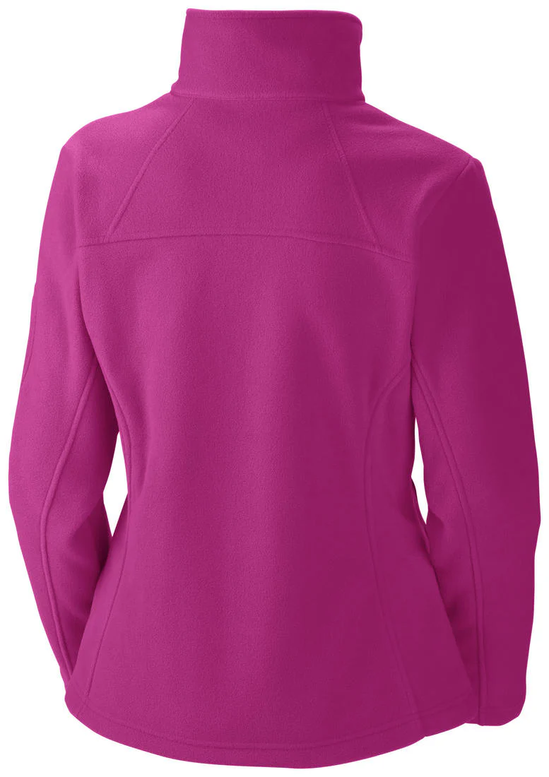Columbia Women Red Fast Trek II Full Zip Fleece Jacket - Image 2