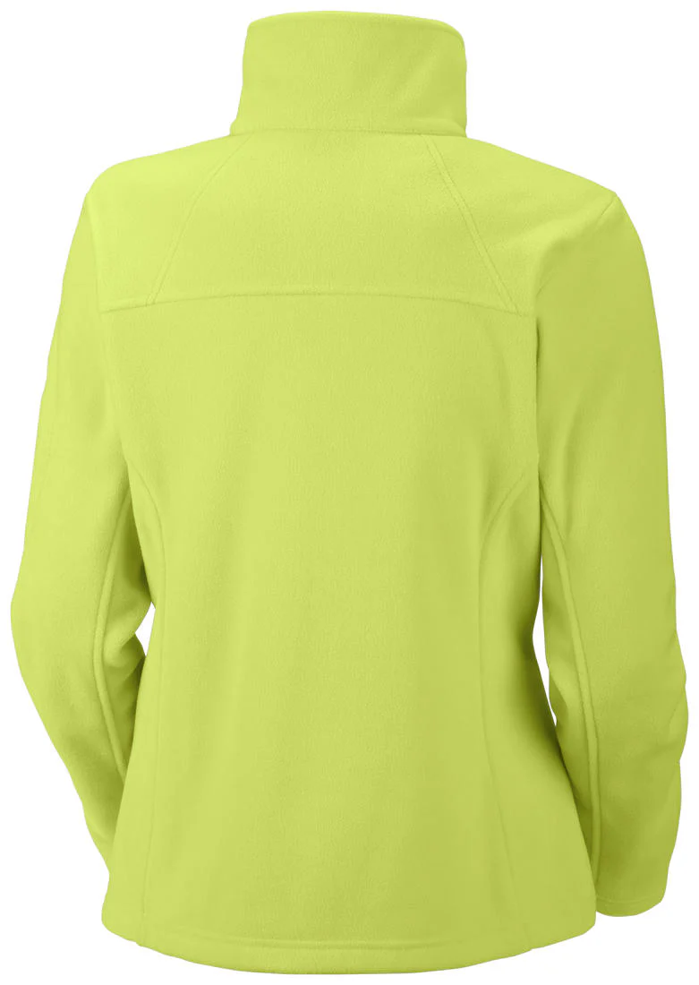 Columbia Women Yellow Fast Trek II Full Zip Fleece Jacket - Image 3