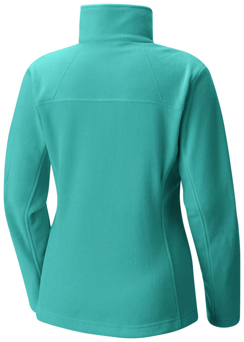 Columbia Women Yellow Fast Trek II Full Zip Fleece Jacket - Image 2