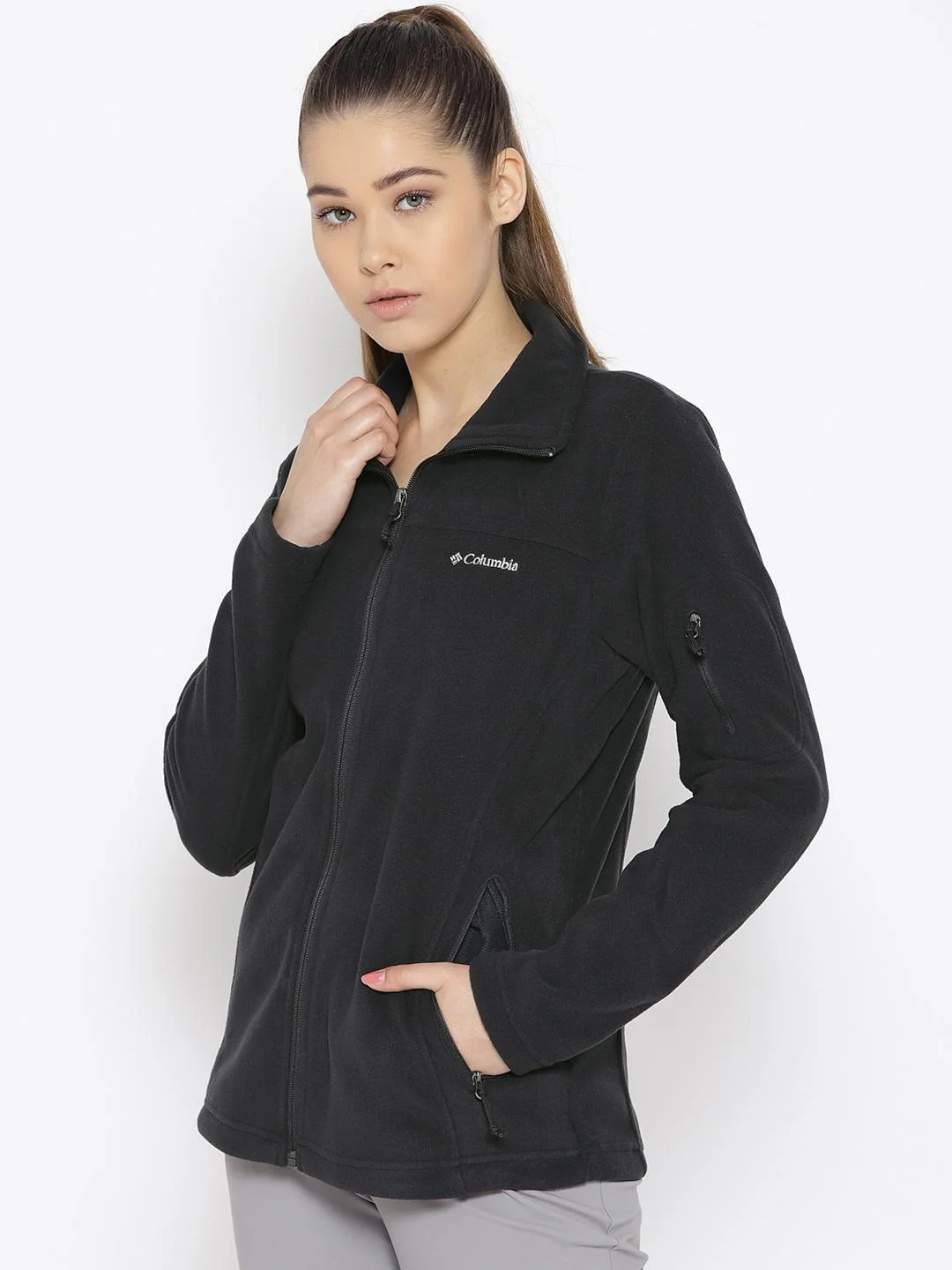 Columbia Women Black Fast Trek II Jacket - Image 3