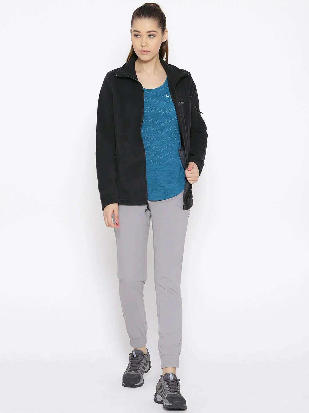Columbia Women Black Fast Trek II Jacket - Image 4