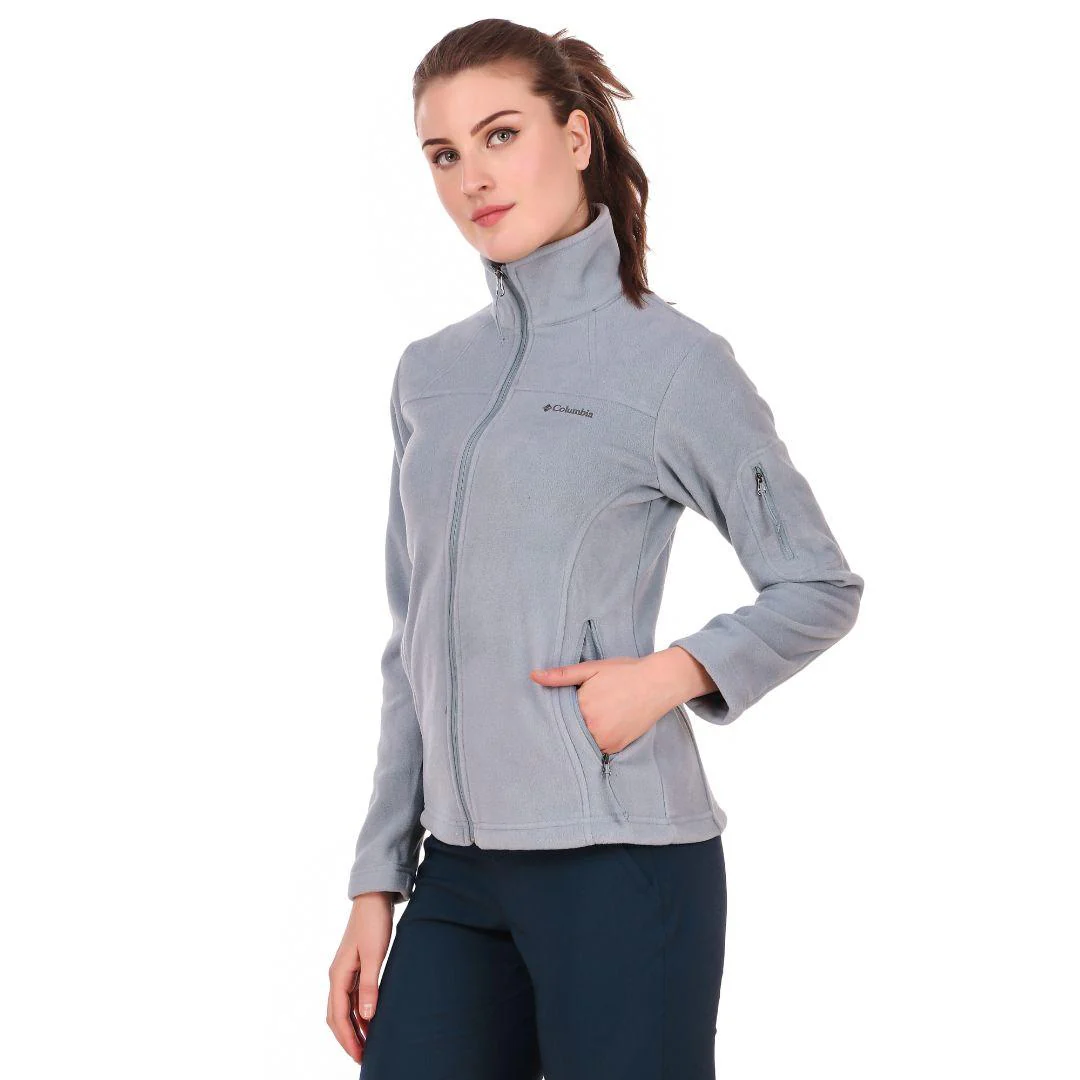 Columbia Women Grey Fast Trek II Jacket - Image 5