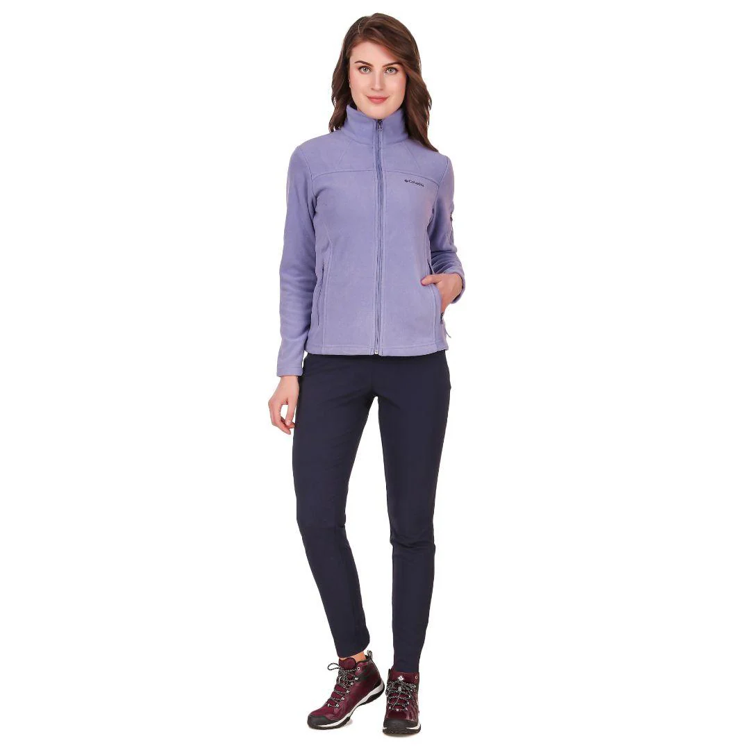 Columbia Women Purple Fast Trek II Jacket - Image 2