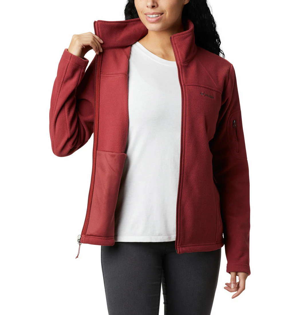 Columbia Women Red Fast Trek II Jacket - Image 5