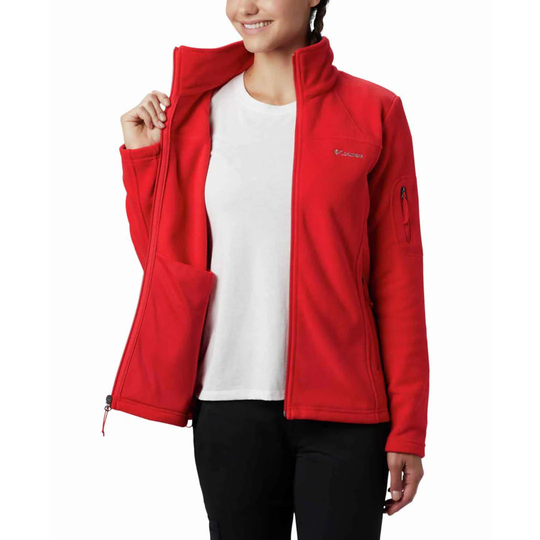 Columbia Women Red Fast Trek II Jacket - Image 2